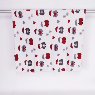 Filt (Vit, Flerfärgad) från Nina Royal Polyester