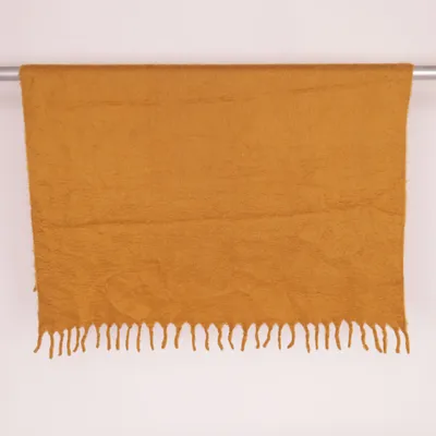 Plaid (Orange) fra H&M Home Akryl, Polyester, Uld