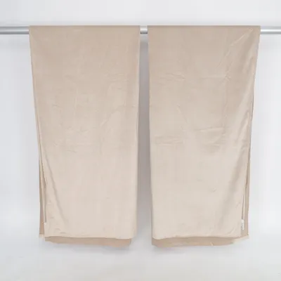 Plooigordijnen (Beige) van Ellos Home Gerecycled polyester