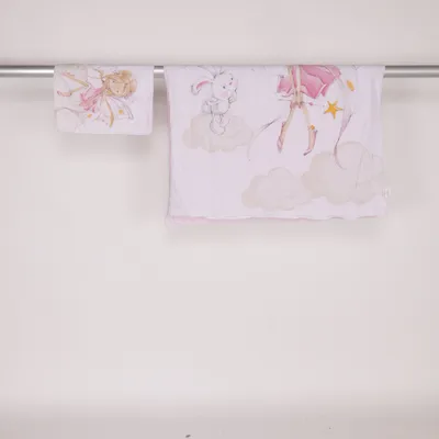 Bäddset (Vit, Rosa) från Baby Best