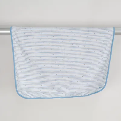 Baby blanket (White, Blue) from Maximo