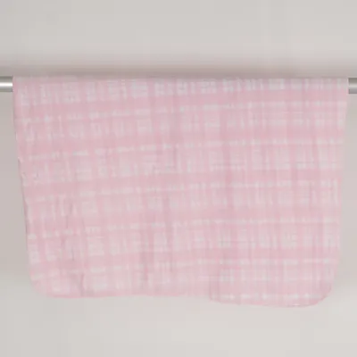 Couverture (Rose, Blanc) de Leacril Acrylique, Polyester