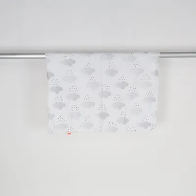 Housse de couette (Blanc, Gris) de Blanc