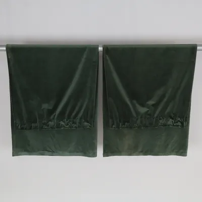 Rideau passe tringle (Vert) de Mio Polyester