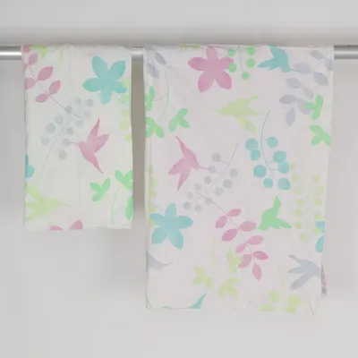 Bed set (White, Green, Pink) from Dormia Cotton