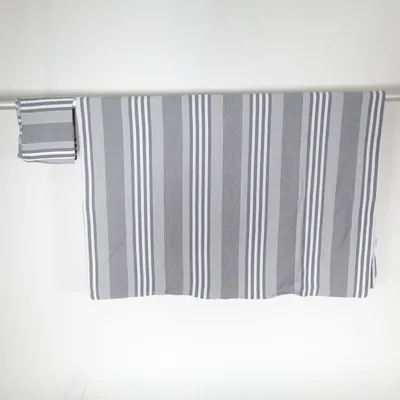 Parure de lit (Gris, Blanc) de Classic Textile of Sweden Coton