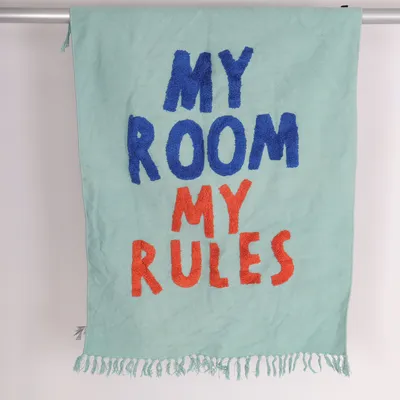Trasmatta (Grön, Blå) från H&M Home Bomull