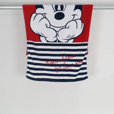 Badehåndklæde (Rød, Blå, Hvid) fra Disney Bomuld
