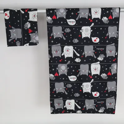 Parure de lit (Noir, Blanc, Gris) de Home & You Polyester