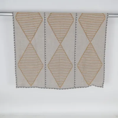 Filt (Beige, Blå, Gul) från House Doctor Bomull, Polyester