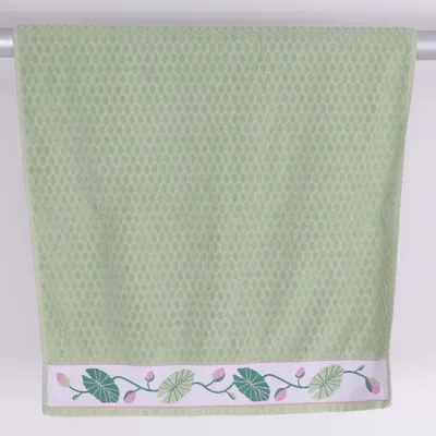 Serviette (Vert, Rose, Blanc) de Finlayson Coton