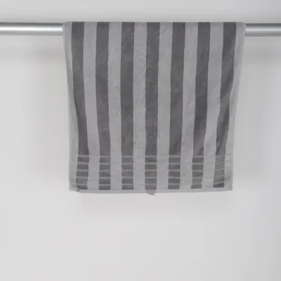 Badlakan (Grå, Vit) från Hemtex Bomull