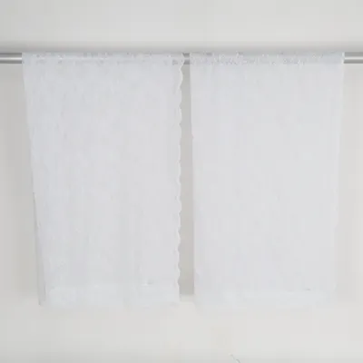 Rideau passe tringle (Blanc) de Boel & Jan Polyester