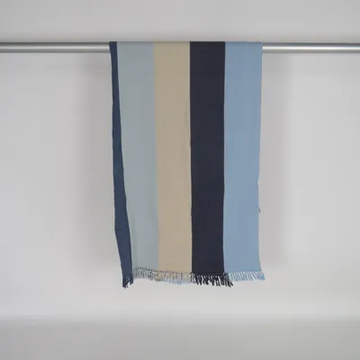 Filt (Blå, Grå, Beige, Brun) från Linum Bomull