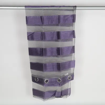 Rideau à œillets (Gris, Violet, Multicolore) de Svanefors Polyester