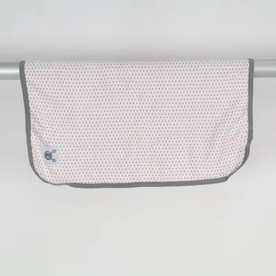 Baby blanket (White, Red, Gray) from Färg Form Sweden Organic cotton