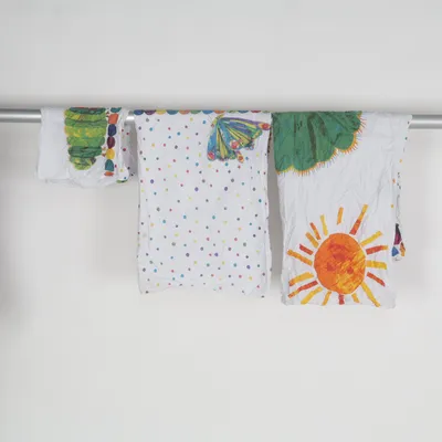 Babyfilt (Raupe Nimmersatt) från Die Welt von Eric Carle Bomull
