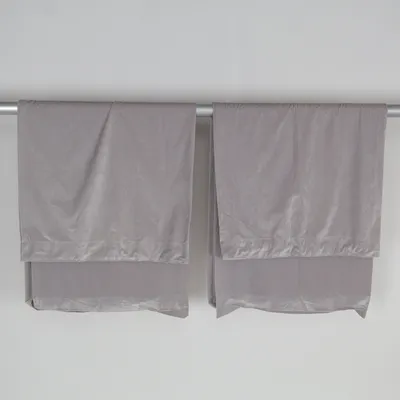 Rideau plissé (Gris) de Mogihome Polyester