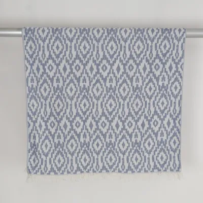 Beach towel (Blue, White) from El Corte Inglés Cotton