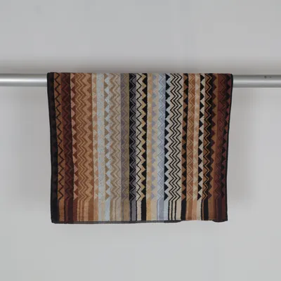 Badehåndklæde (Brun, Sort, Flerfarvet) fra Missoni Home Bomuld