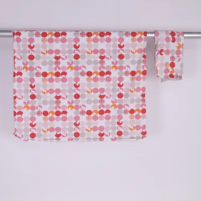 Bäddset (Vit, Flerfärgad) från Stokke Bomull