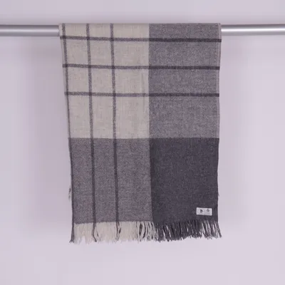 Pläd (Grå, Beige) från Klippan Ull