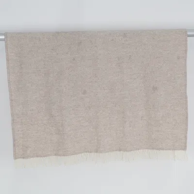 Pläd (Beige, Vit) från Klippan
