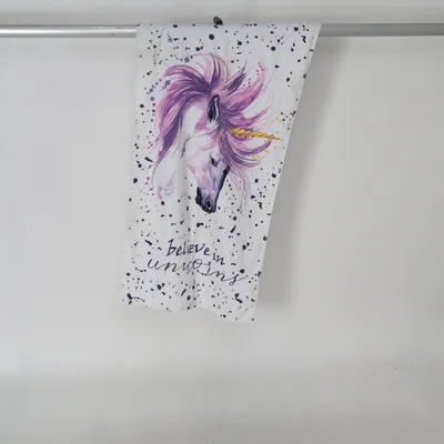 Badhanddoek (Wit, Lila, Roze) van My Room Katoen