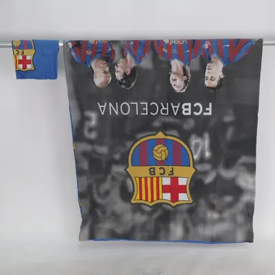 Bed set (Blue, Multicolored) from FC Barcelona Cotton