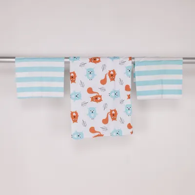 Sengesæt (Blå, Hvid) fra NG Baby