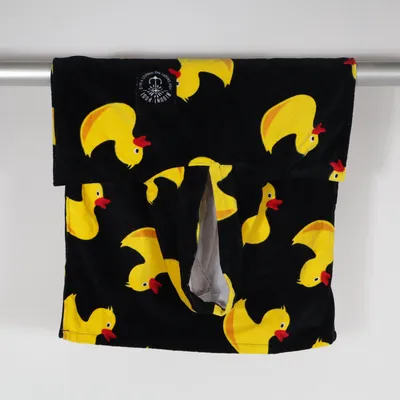 Cape de bain (Noir, Jaune) de Blount & Pool Coton