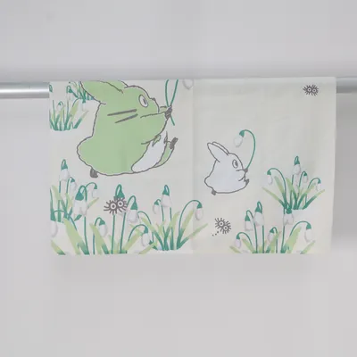 Gordijn aan roede (Blauw, Groen, Wit) van Studio Ghibli