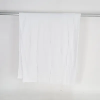 Rod pocket curtain (White) from Pentik Cotton