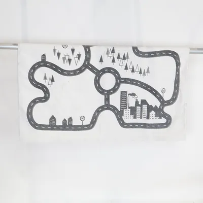 Lekmatta (Vit, Grå) från Åhléns Bomull