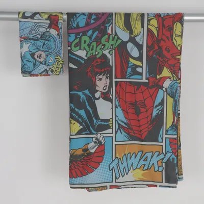 Bäddset (Röd, Flerfärgad) från Marvel Comics