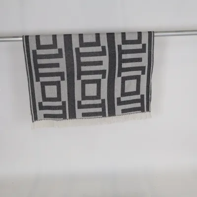 Plaid (Noir, Blanc) de Morgan Madison Coton recyclé, Polyester recyclé