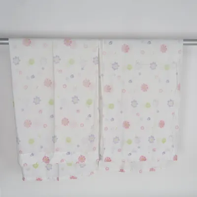 Rod pocket curtain (White, Pink, Purple)