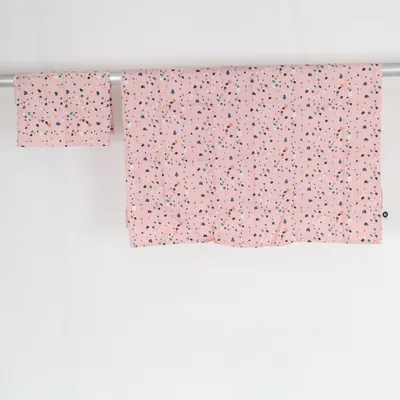 Bed set (Pink, Multicolored) from Mini Mys Cotton