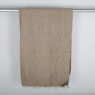Vävd matta (Beige) Ull
