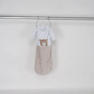 Swaddle sack (White, Brown) from Baby C&A Cotton