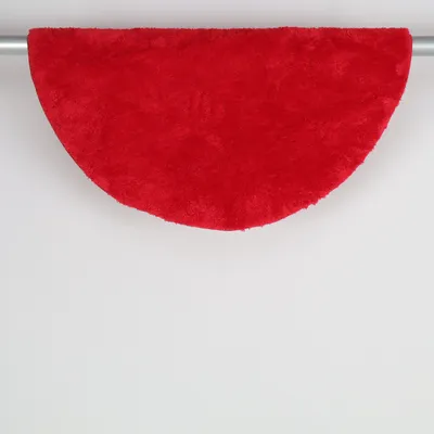 Long pile rug (Red) from Oeko Tex Polyester