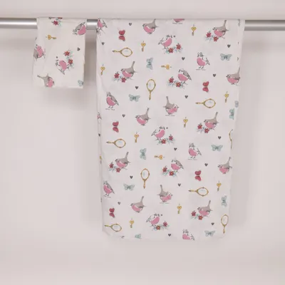 Bäddset (Vit, Rosa, Flerfärgad) från H&M