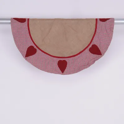 Kerstboom mat (Rood, Wit, Beige) van Hemtex
