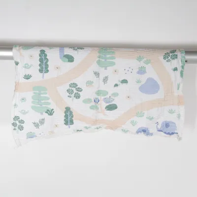 Couverture de bébé (Blanc, Multicolore) de Babylove Coton