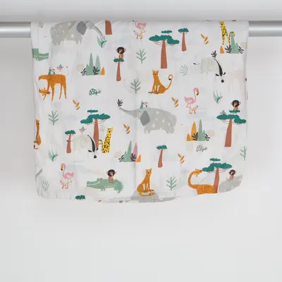 Housse de couette (Blanc, Multicolore) de Björna Coton