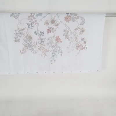 Douchegordijn (Wit, Bruin) van H&M Home Polyester