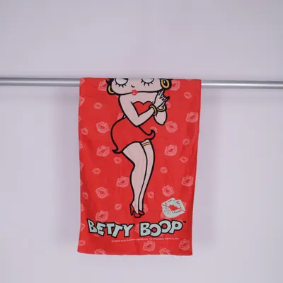 Bath towel (Red) from Betty Boop Cotton