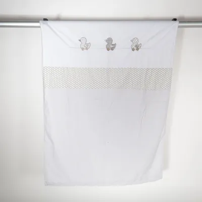 Dynebetræk (Hvid, Beige) fra Färg & Form Bomuld, Polyester