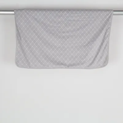 Blanket (Gray, White) from Alice & Fox Polyester