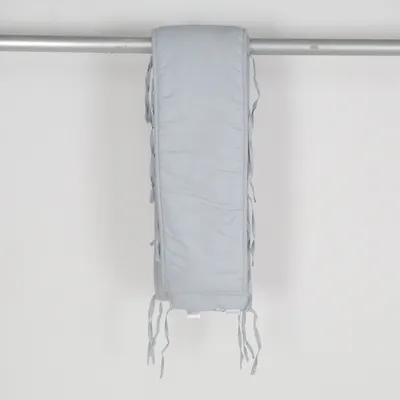 Cot bumper (Gray) from Rätt Start Organic cotton, Polyester